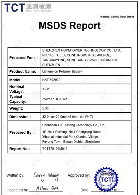 MSDS